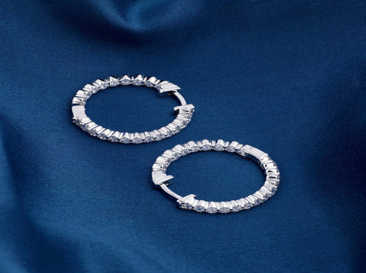 Radiant Halo Stud Earrings USA