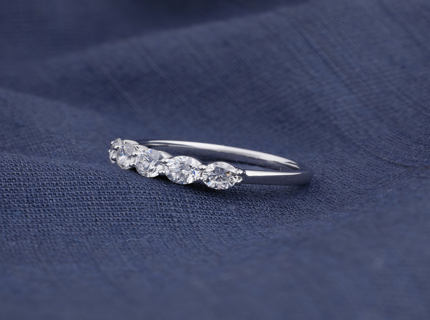 Elysia Five-Stone Diamond Ring