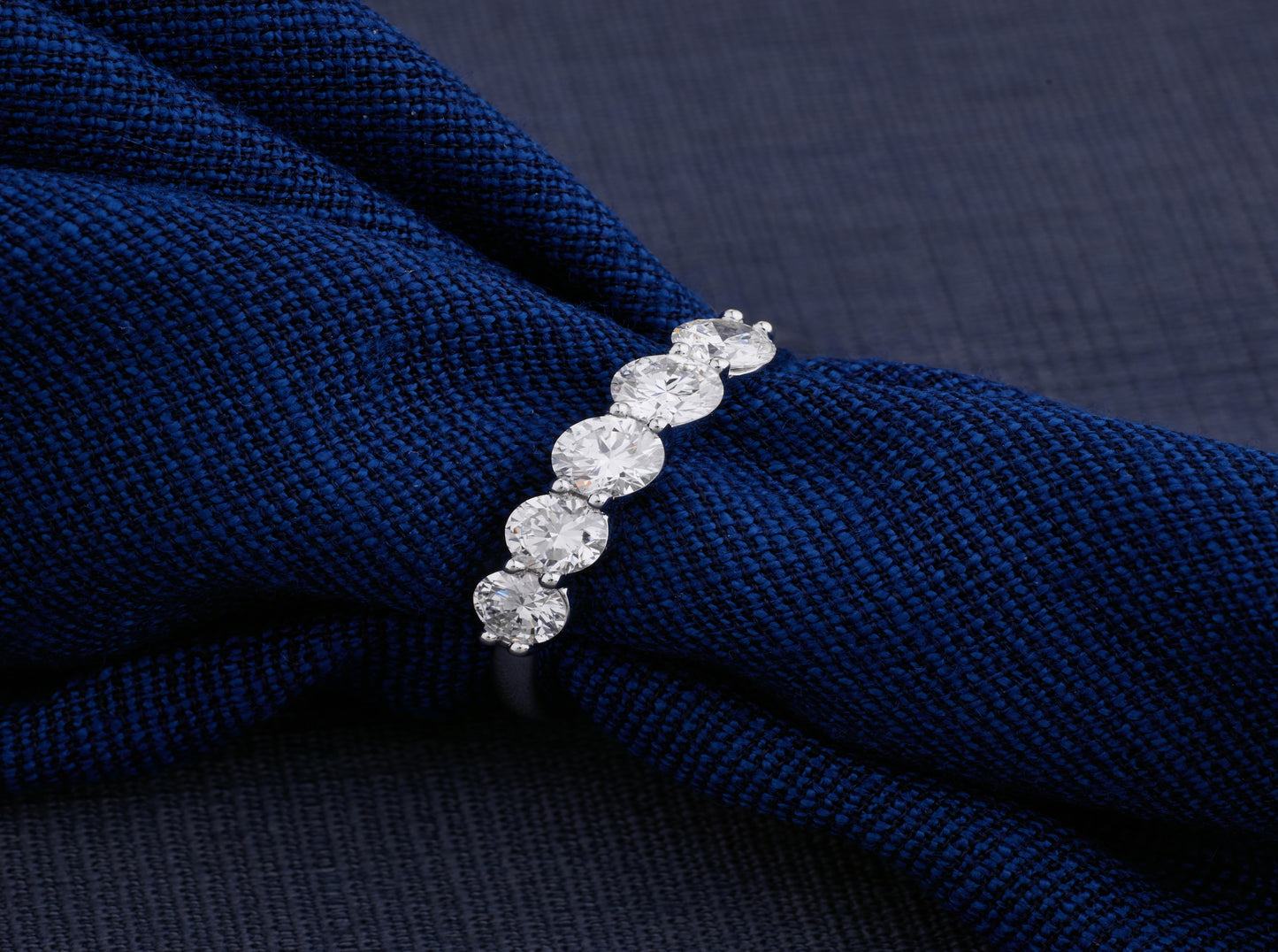 Elysia Five-Stone Diamond Ring