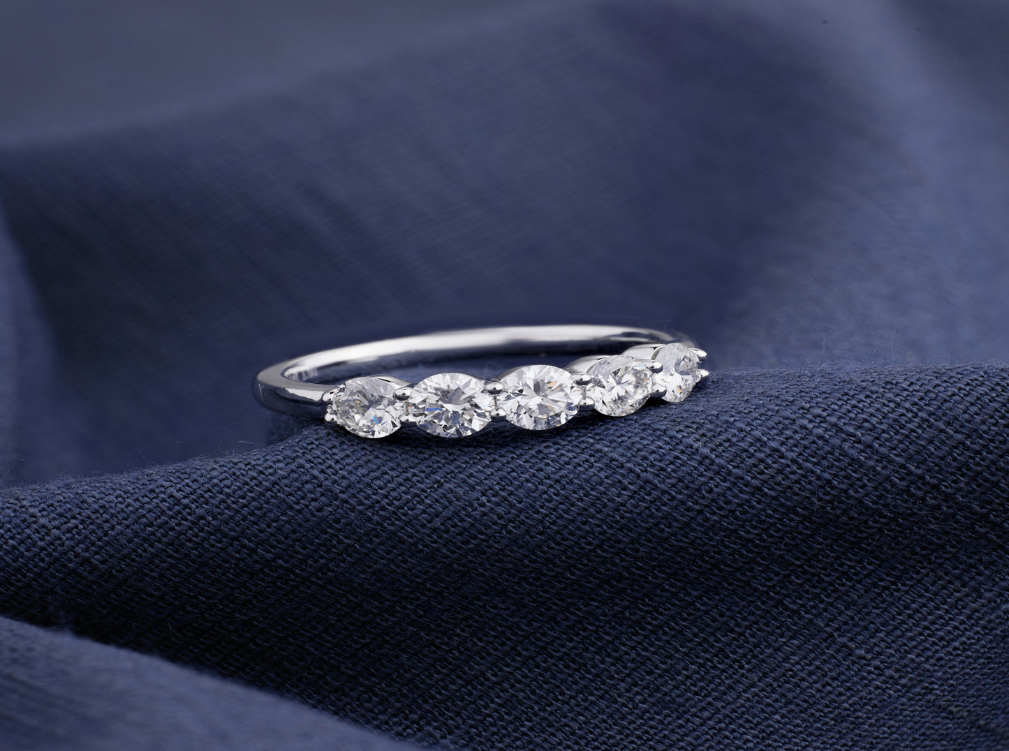 Elysia Five-Stone Diamond Ring