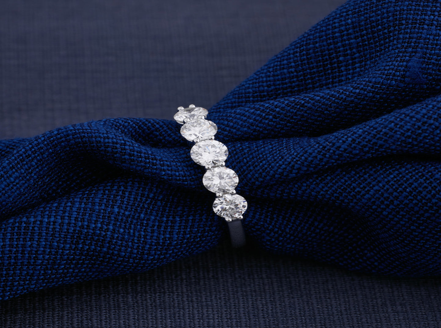 Elysia Five-Stone Diamond Ring