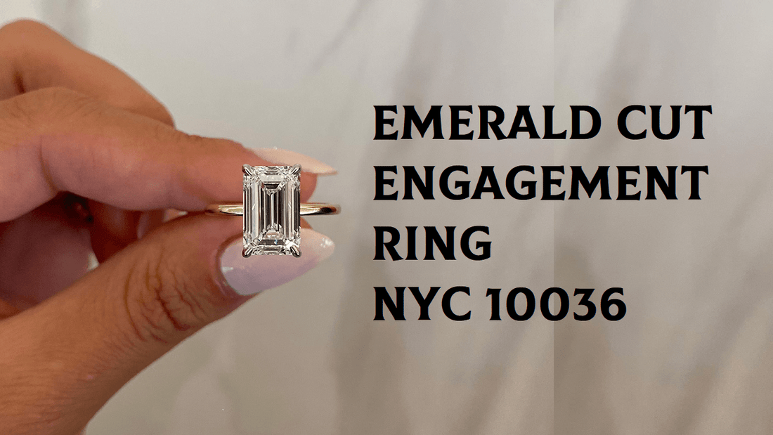 Emerald Cut Engagement Ring NYC 10036