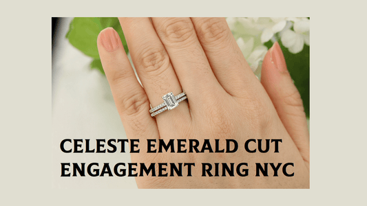 Celeste Emerald Cut Engagement Ring NYC
