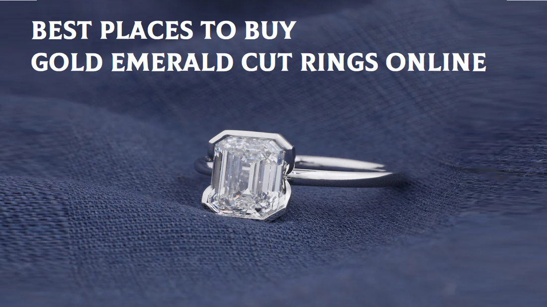 Best Places to Buy Gold Emerald Cut Rings Online