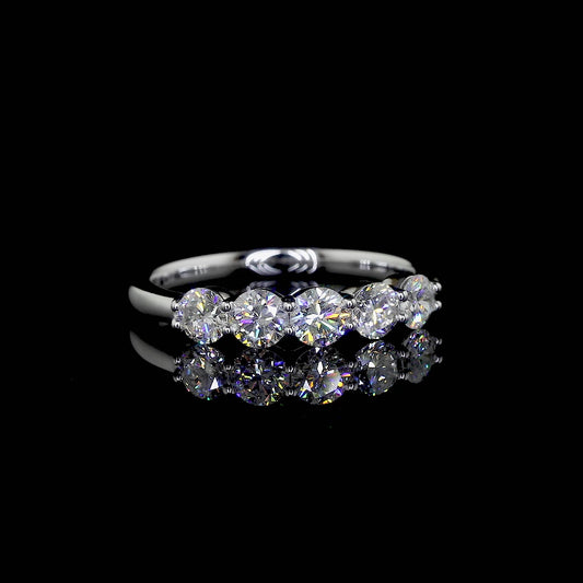 Elysia Five-Stone Diamond Ring
